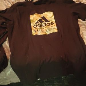 Adidas black tee